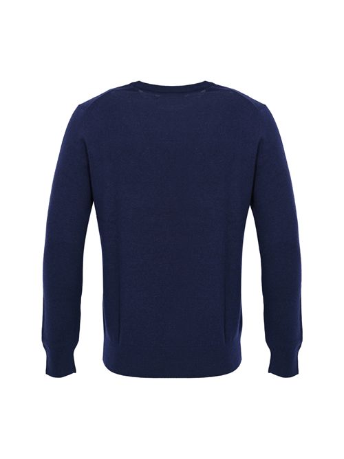 Maglia in lana con logo Blue POLO RALPH LAUREN | 710974148001